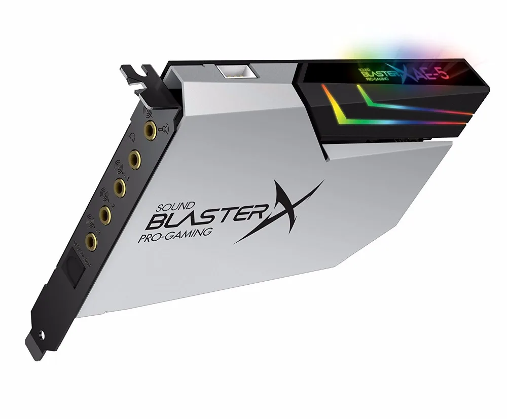 Новая креативная звуковая BlasterX AE-5 чистая версия игровая карта и ЦАП |
