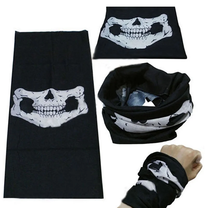 1 шт. Череп Бандана шлем шеи Маска для Лица Пейнтбол | Аксессуары одежды