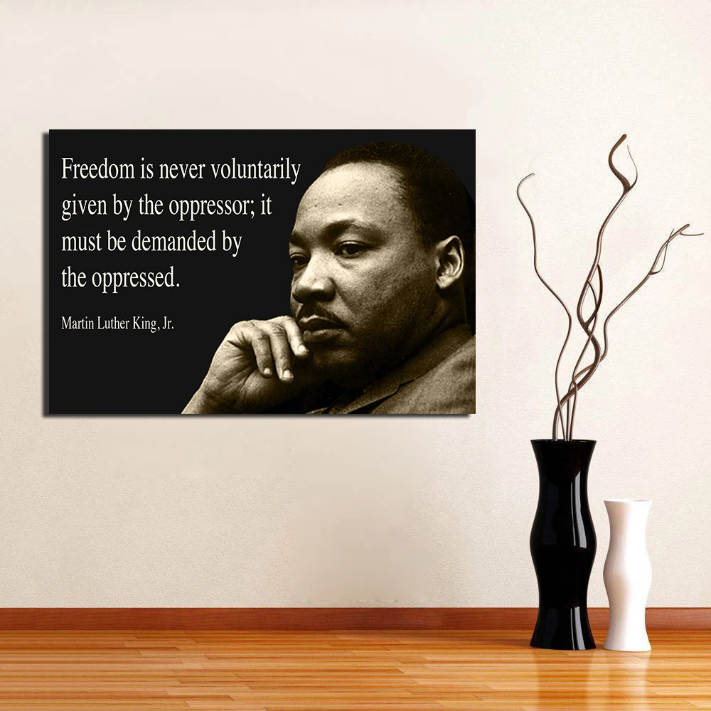 Настенные художественные картины Martin Luther King Jr винтажные плакаты и