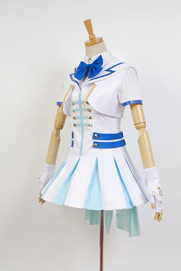 LoveLive! Косплей Нико язава костюм полный комплект униформы Черный Хэллоуин
