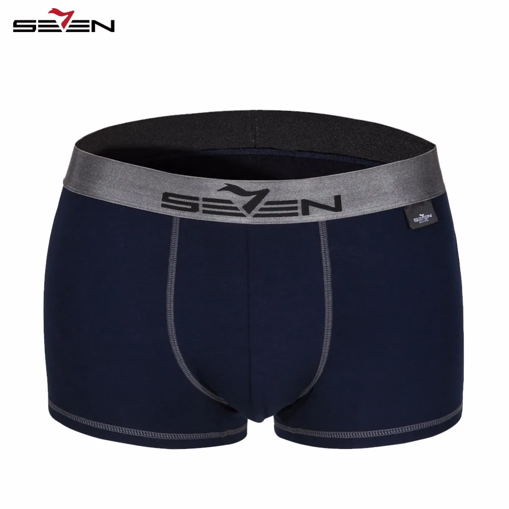 Мужское нижнее белье Seven7 хлопковые боксеры 3 шт./партия|Мужские трусы боксеры| |