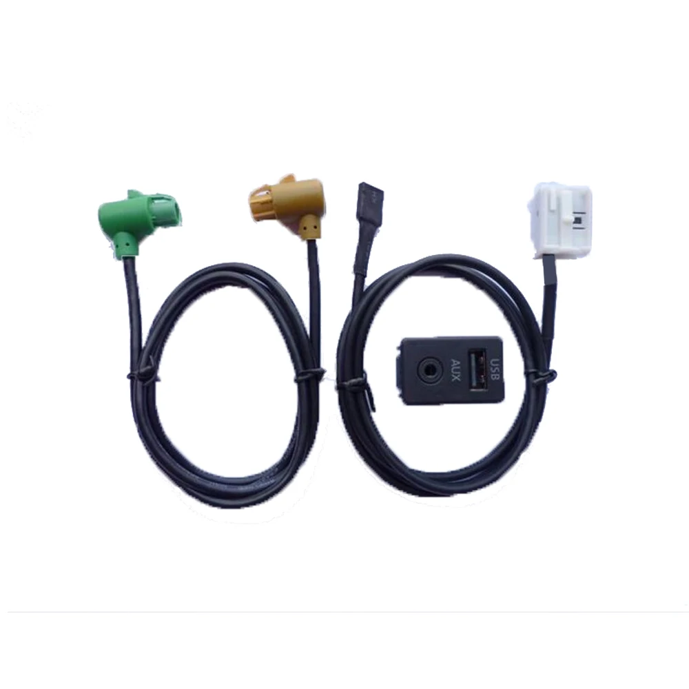 Аудио Vedio USB кабель для VW Passat B6 B7 CC Touran POLO Facelift RCD510 автомобильный стиль аудио AUX