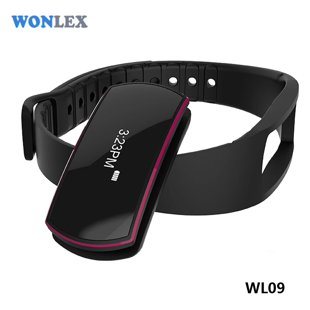 Wonlex WL09 Bluetooth браслет IP67 Водонепроницаемый телефонах Android для IOS Фитнес 0 86 OLED