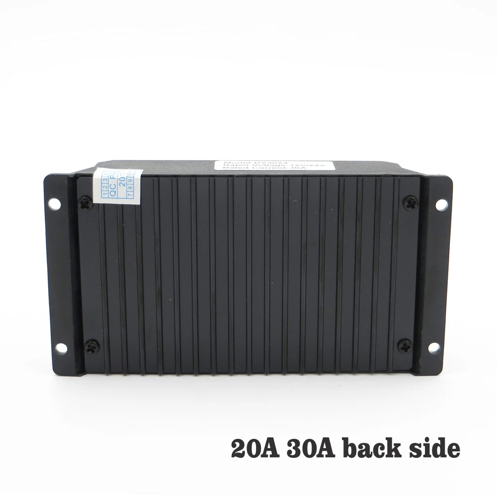 30A/20A/10A/3A 24V 12V режимы Auto, PWM Панели солнечные Батарея Контроллер заряда ЖК-дисплей Дисплей Солнечный коллекторный регулятор