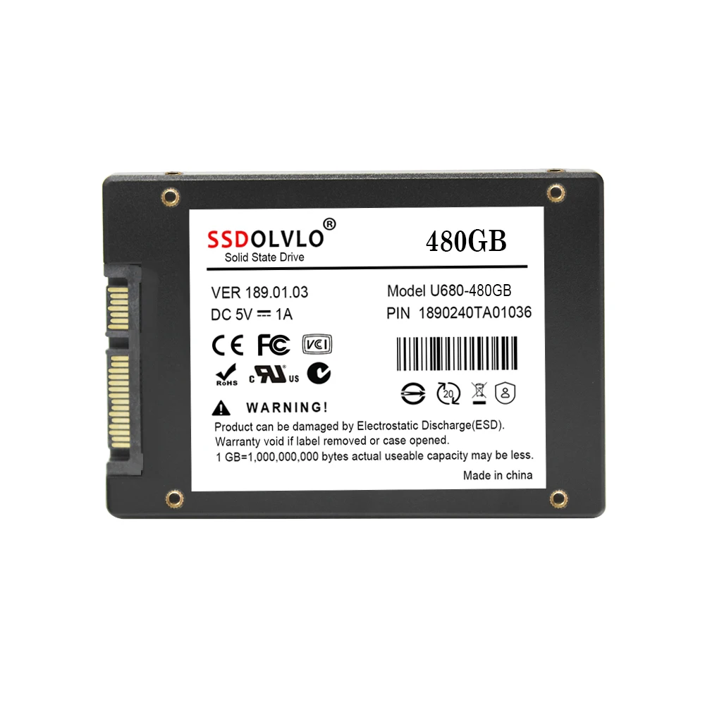 SSDOLVLO SSD 850 EVO 240 ГБ 360 Внутренний твердотельный диск HD Жесткий SATA 3 2 5 для ноутбука