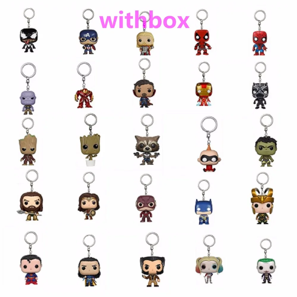 Новинка Карманный Брелок Marvel Веном Мстители 3 персонажи супер героев экшн