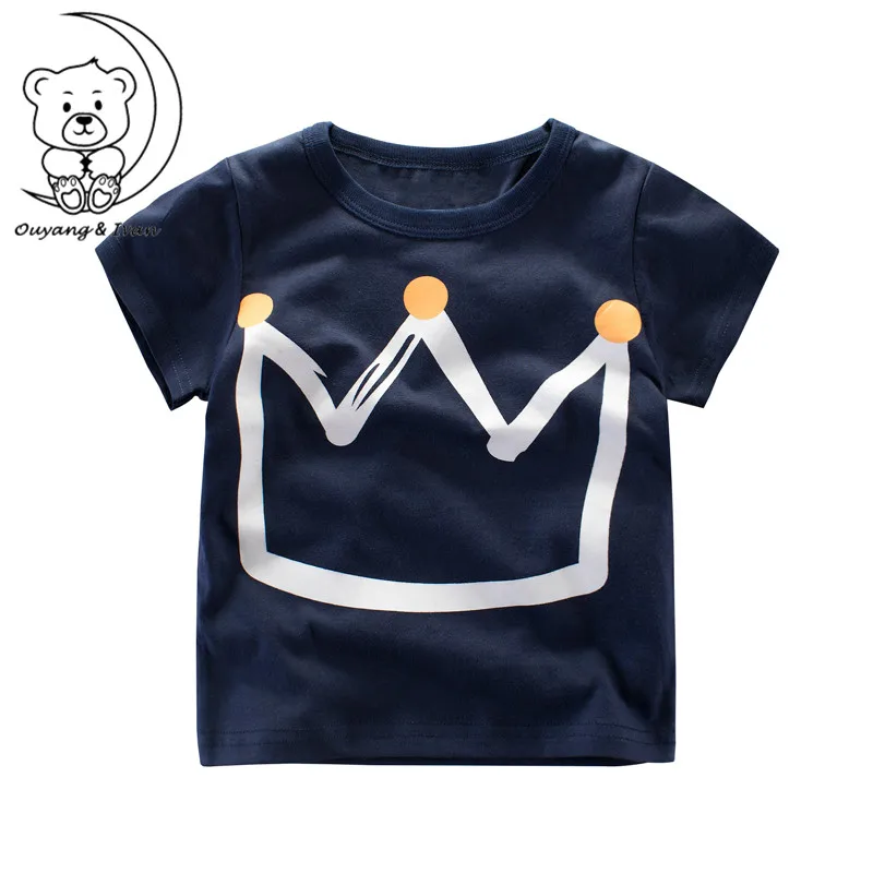 Дети clothes2017summer новый мальчик футболка с короткими рукавами детская майка в