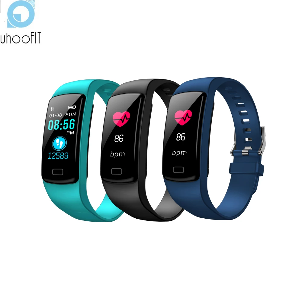 2019 Uhoofit умный Браслет Y9 спортивный браслет монитор сердечного ритма часы фитнес