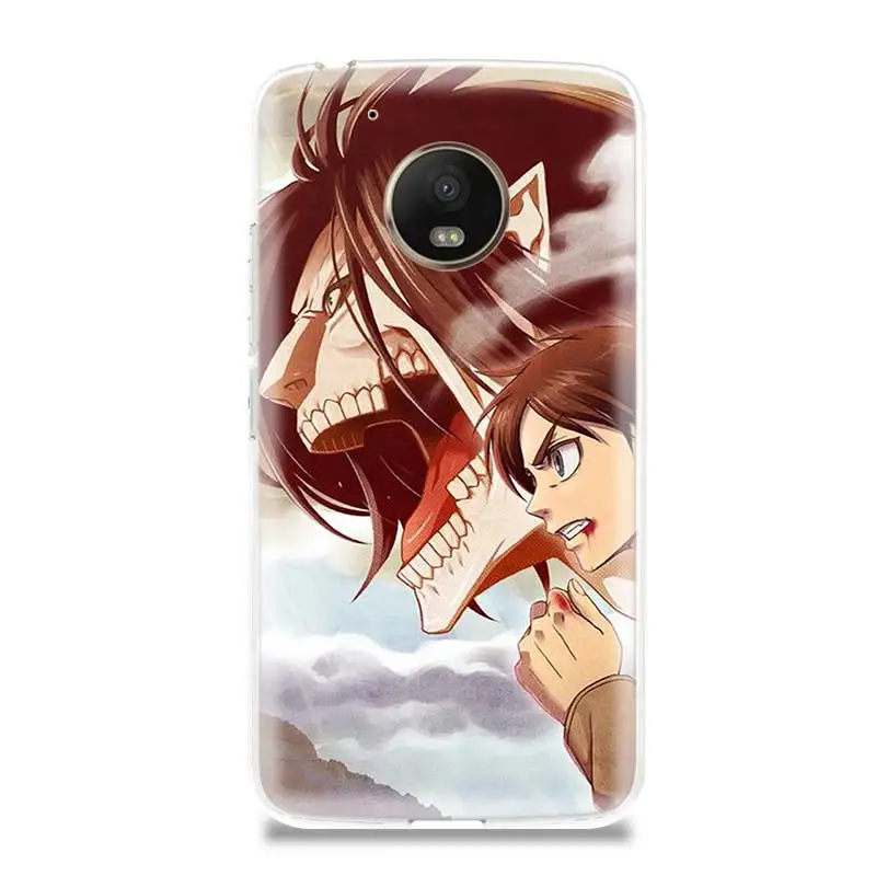 Сапоги для косплея Shingeki No Kyojin Аниме Силиконовые узорчатый чехол Motorola G5 G5S G6 E4 E5 G7
