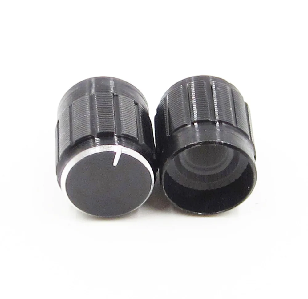 5 шт. полезный регулятор громкости поворотные ручки для 6 мм Dia вкатанный вал