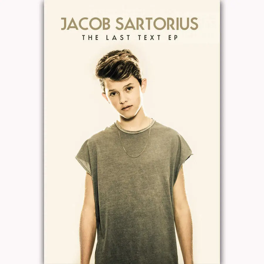 

New Jacob Sartorius USA Pop Chlid Singer-Silk Art Poster Wall Sticker Decoration Gift