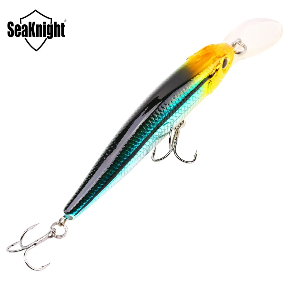 SeaKnight бренд SK022 серия Suspending Minnow жесткие рыболовные приманки 1 шт. 0-1 5 м глубина 9 г 80