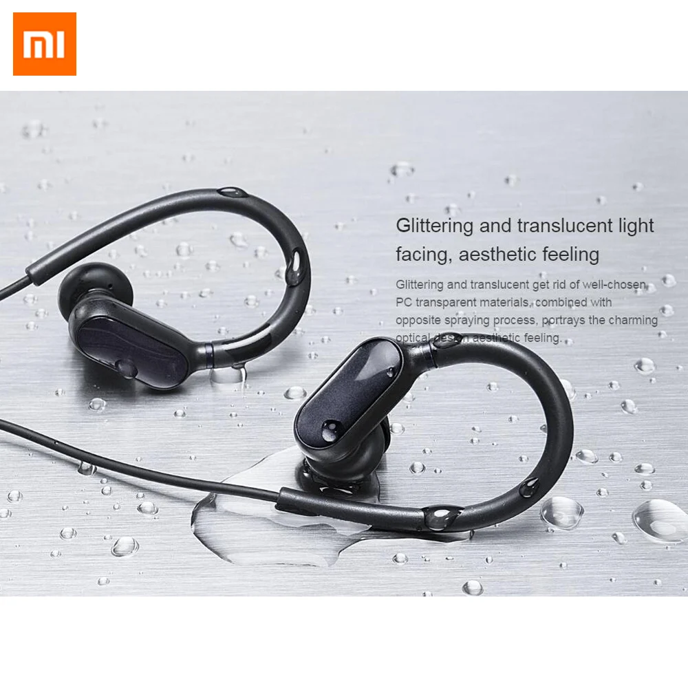 Новые оригинальные Xiaomi mi спортивные Bluetooth наушники mi ni версии Беспроводные наушники с микрофоном водонепроницаемые Bluetooth 4,1 наушники