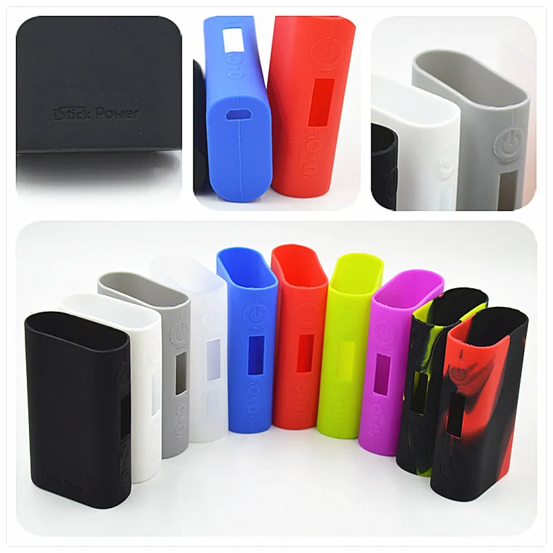 1 шт цвет случайный силиконовый чехол накладка для istick ipower power Kit TC Skin Mod wrap коробка