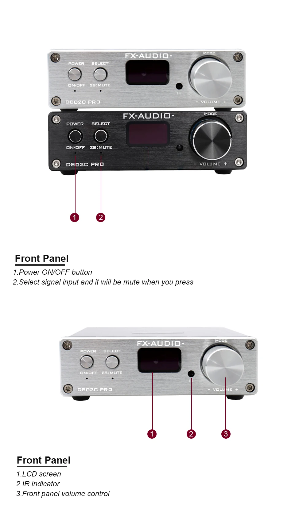 FX аудио D802C PRO чистый цифровой усилитель беспроводной Bluetooth USB/AUX/оптический/коаксиальный Поддержка APTX NFC цифровой усилитель
