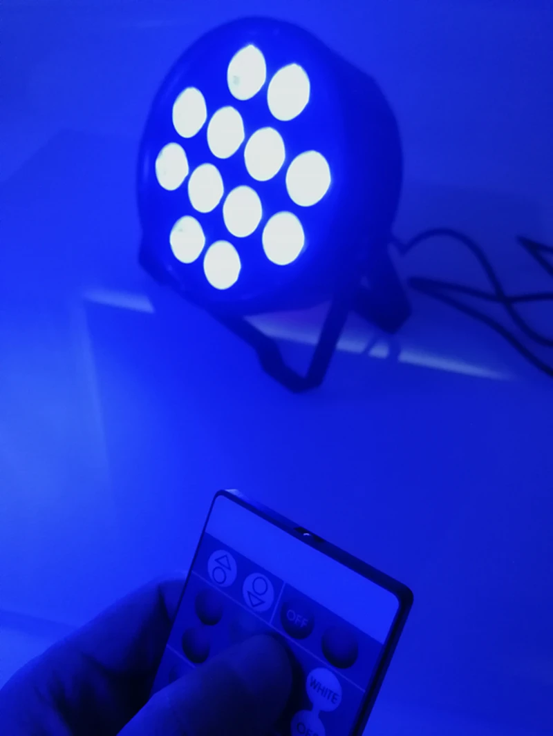 4 шт./лот пульт дистанционного управления 12x12 Вт led par ОСВЕЩЕНИЕ dmx512 большой