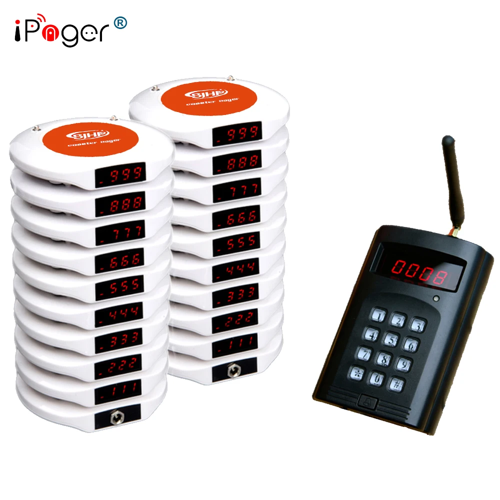 Ресторанный бипер 1 клавиатура с 20 пейджерами coaster|coaster pager|pager coaster |