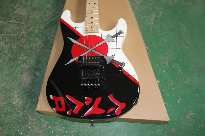 Charvel San Dimas 25th anniversary меч шаблон подписи электрогитара черный аксессуары