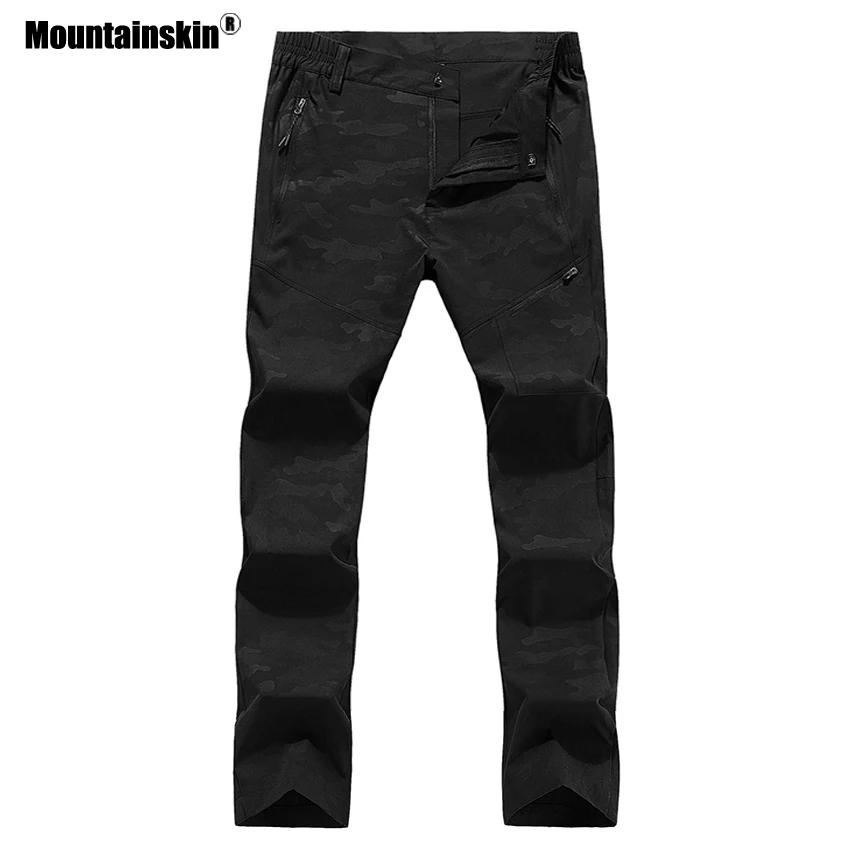 Mountainskin 6XL летние быстросохнущие мужские брюки для бега эластичные дышащие