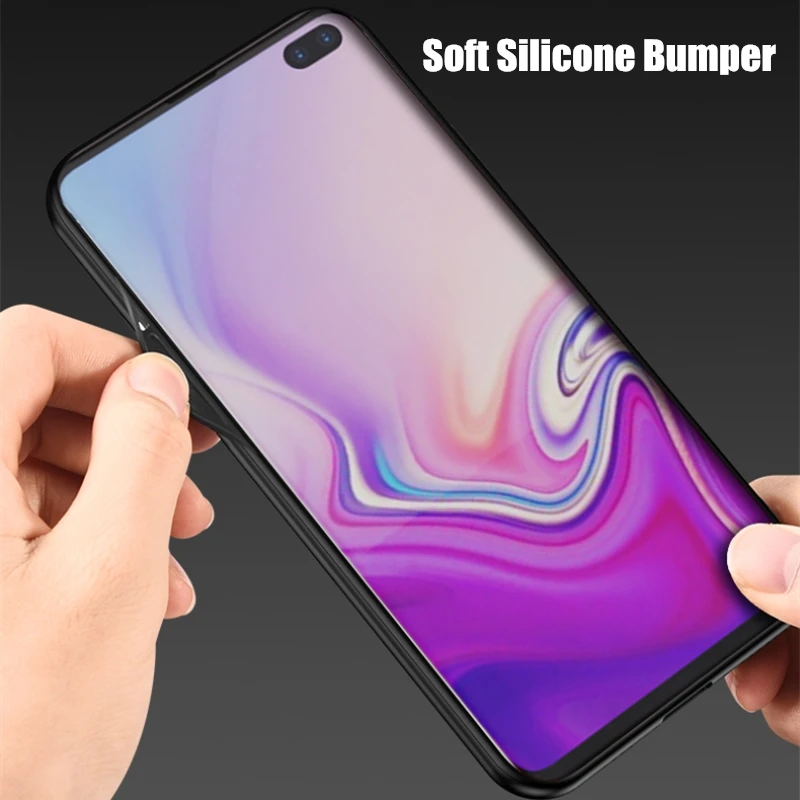 Для samsung Galaxy S10 Plus S10E чехол, ткань, силикон, ТПУ, бампер, Жесткий ПК, задняя крышка для S10 Plus Note 10 plus Note10