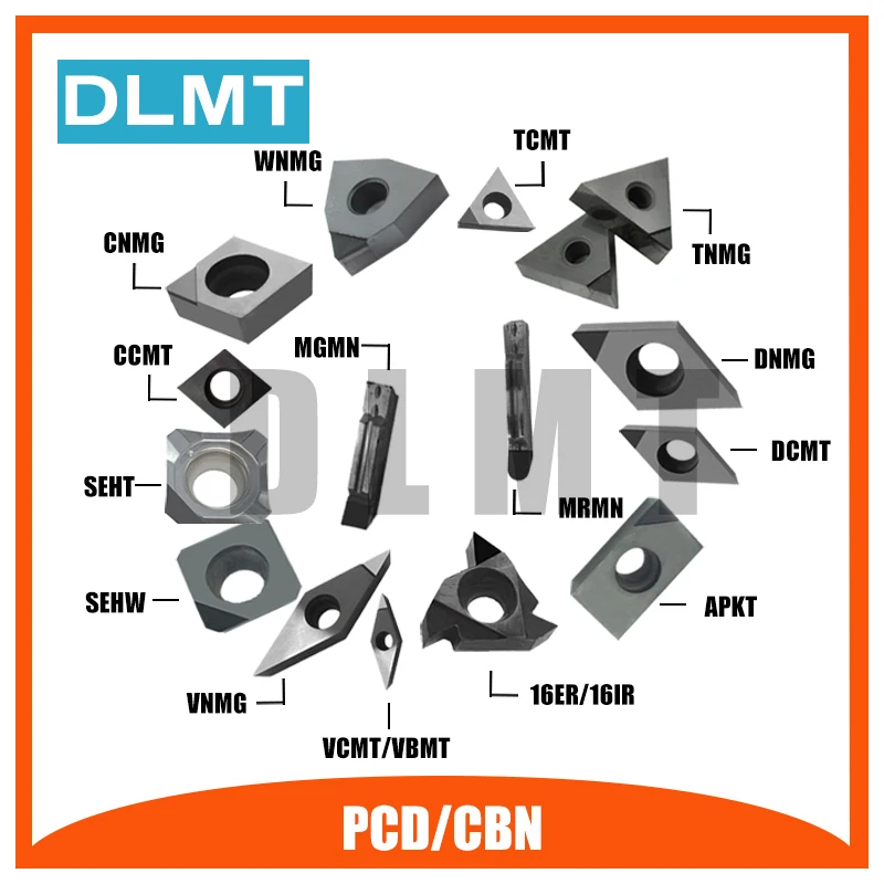 Резец сверхтвердый PCD/CBN TCMT110202 TCMT110204 TCMT110208 1 шт. в упаковке со шнуровкой Diamant Outil De