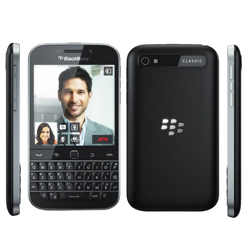 Разблокированный мобильный телефон BlackBerry Q20 Двухъядерный 2 Гб ОЗУ 16 Гб ПЗУ 8МП камера wifi gps BlackBerry Classic Q20 сотовый телефон