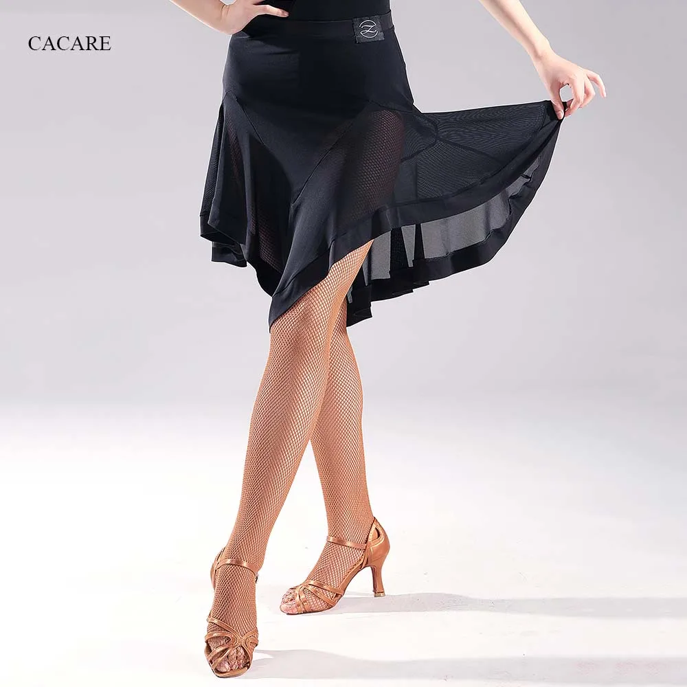 Женская юбка для латиноамериканских танцев танцевальная с бахромой сальсы