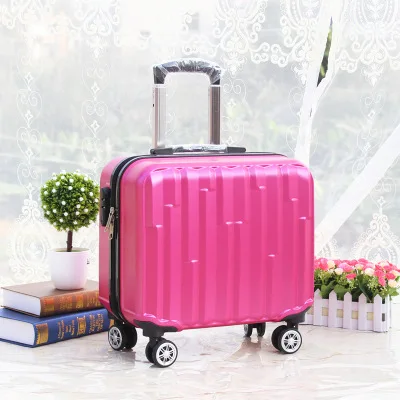 1PCS Хит, 18 дюймов, для девочек и мальчиков, ABS, тяга, коробка, для студентов, чехол на колесиках, для детей, для путешествий, багаж, костюм на колесиках, чехол, для женщин, бизнес-бокс - Цвет: 1PCS