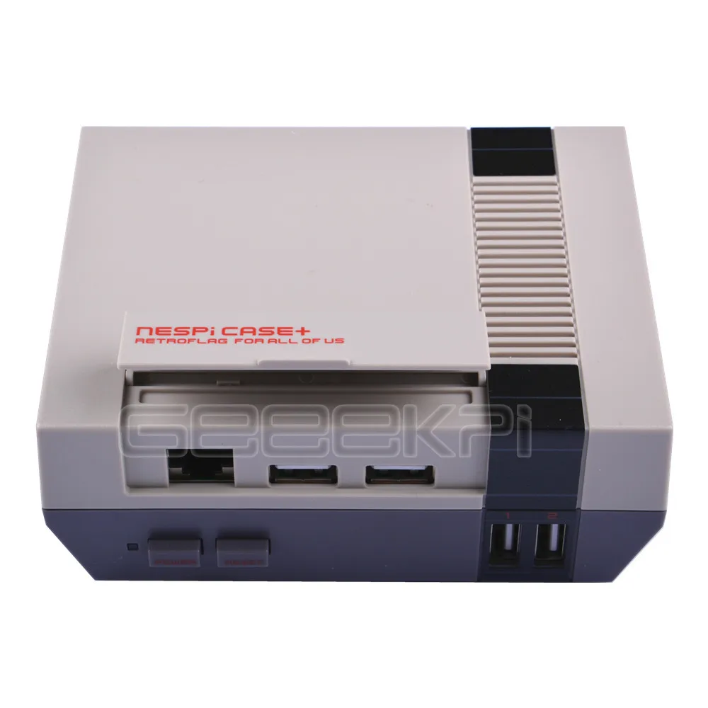 GeeekPi Retroflag NESPI чехол+ плюс безопасное выключение функциональная кнопка питания комплект для Raspberry Pi 3 B+/3/2B