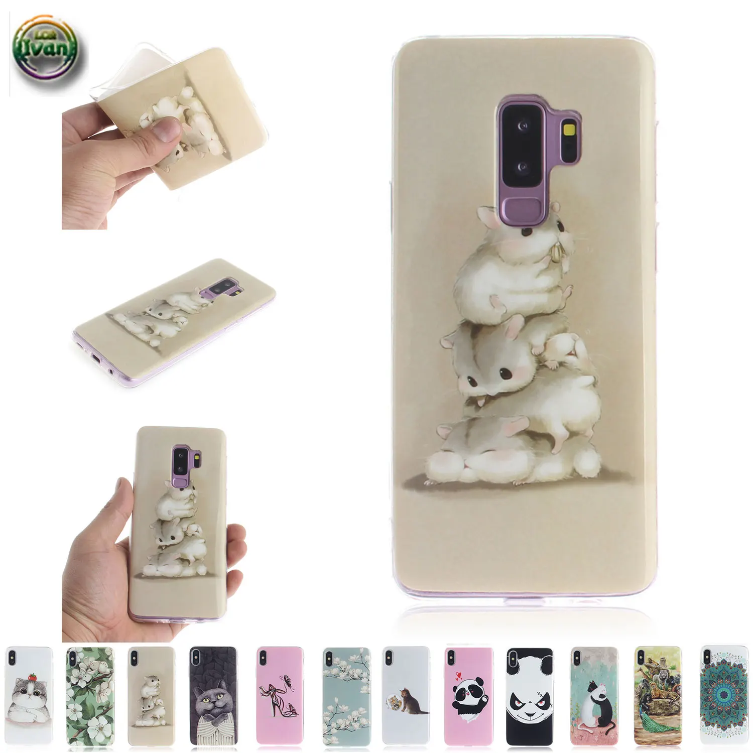 Чехол для Samsung Galaxy S9 9 S Plus G965 SM-G965F/DS SM-G965 чехол телефона SMG965F/DS силиконовый