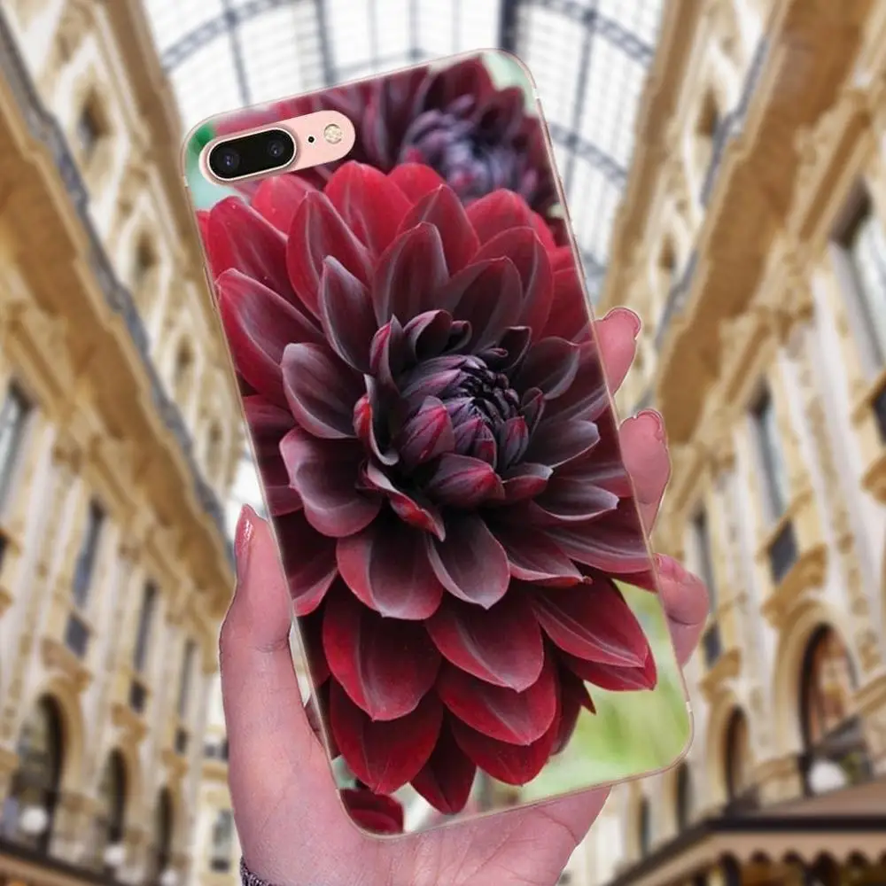Дизайнерская фиолетовая Цветочная Мандала для Apple iPhone X XS Max XR 4 4S 5 5C 5S SE 6 6S 7 8 Plus