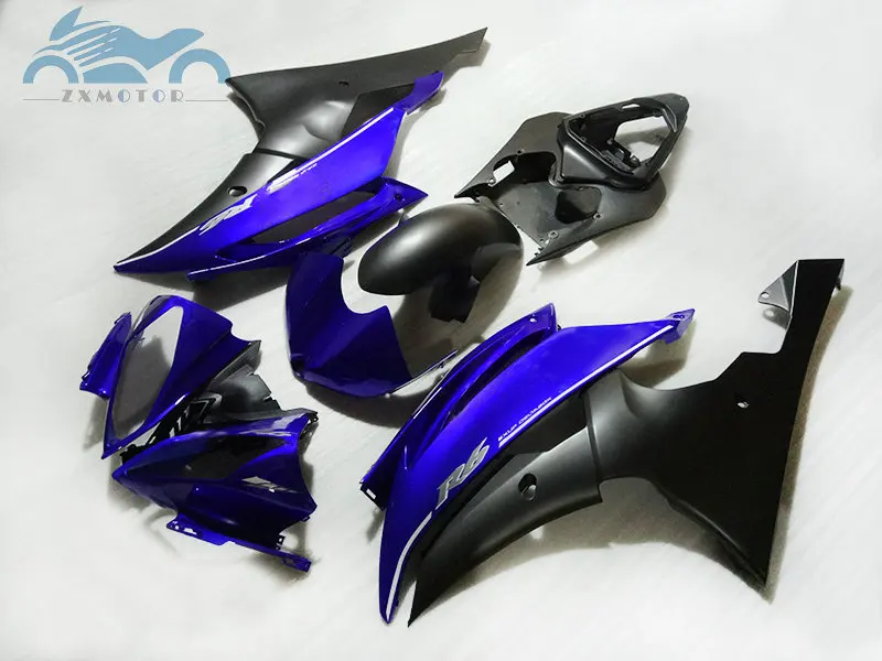 Бесплатная впрыска обтекателя комплект подходит для YAMAHA R6 YZFR6 2008 2015 YZF 08 15 синий