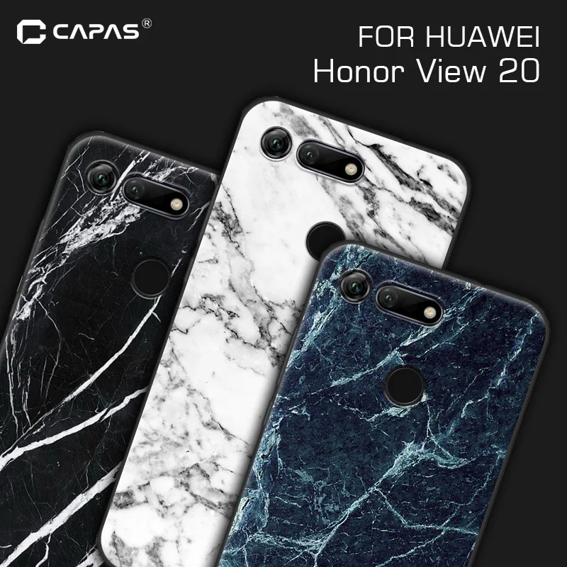 Чехол для Huawei Honor View 20 мягкий силиконовый чехол из ТПУ с рисунком деревянного