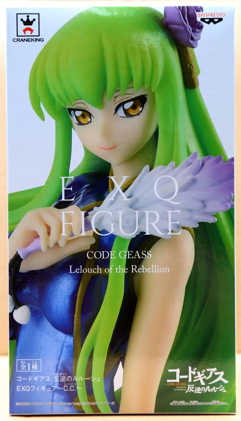 PrettyAngel подлинный Banpresto EXQ Code Geass: Lelouch of the Rebel CC / C.C. Коллекционная фигурка|Игровые