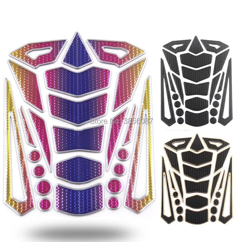 FASP Tank Pad Protector Sticker For Motorcycle Universal Fishbone 3D Rubber sticker | Автомобили и мотоциклы