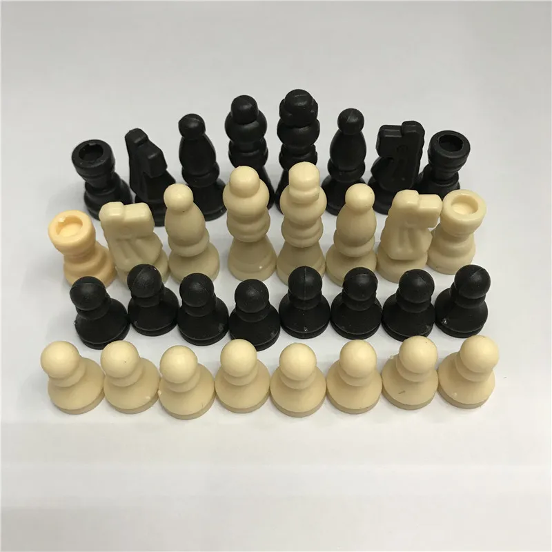 32 шт. набор пластиковых шахматных изделий развлекательный стандарт Chessmen