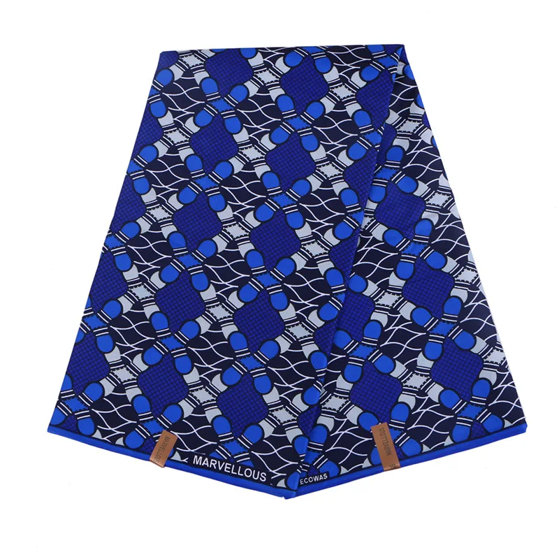 

mylb Ankara African Polyester Wax Prints Fabric 2019 Binta Real Wax High Quality 6 yards African Fabric for Party Dress
