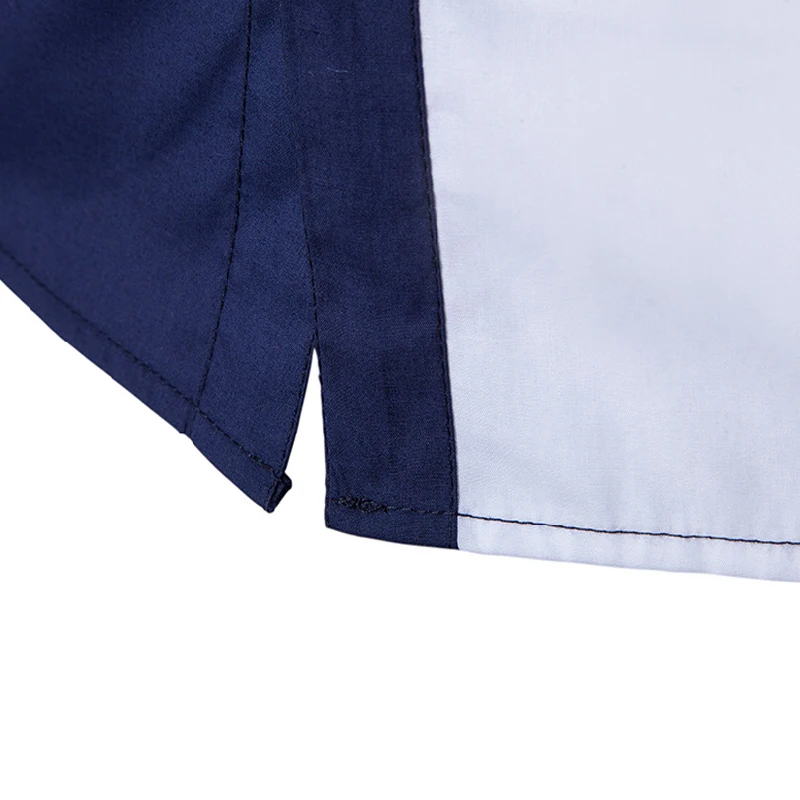 

2019 New Patchwork Men's Shirt Autumn Casual Thin Men Long Sleeve Shirt Cotton Plus Size Turn-down Collar Slim Fit Men Shirt 3XL