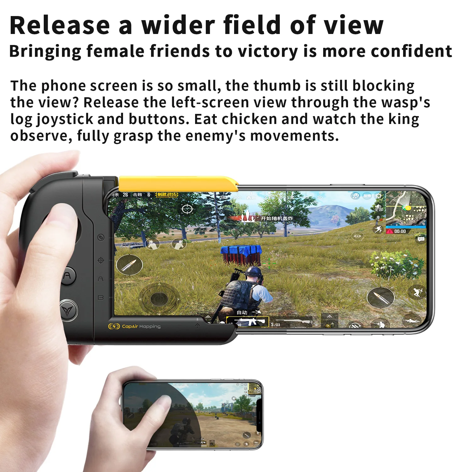 Мобильную игру Управление; PUBG, оса с помощью одной руки Управление геймпад джойстик для мобильного состязательные игры для Arena of Valor для iPhone