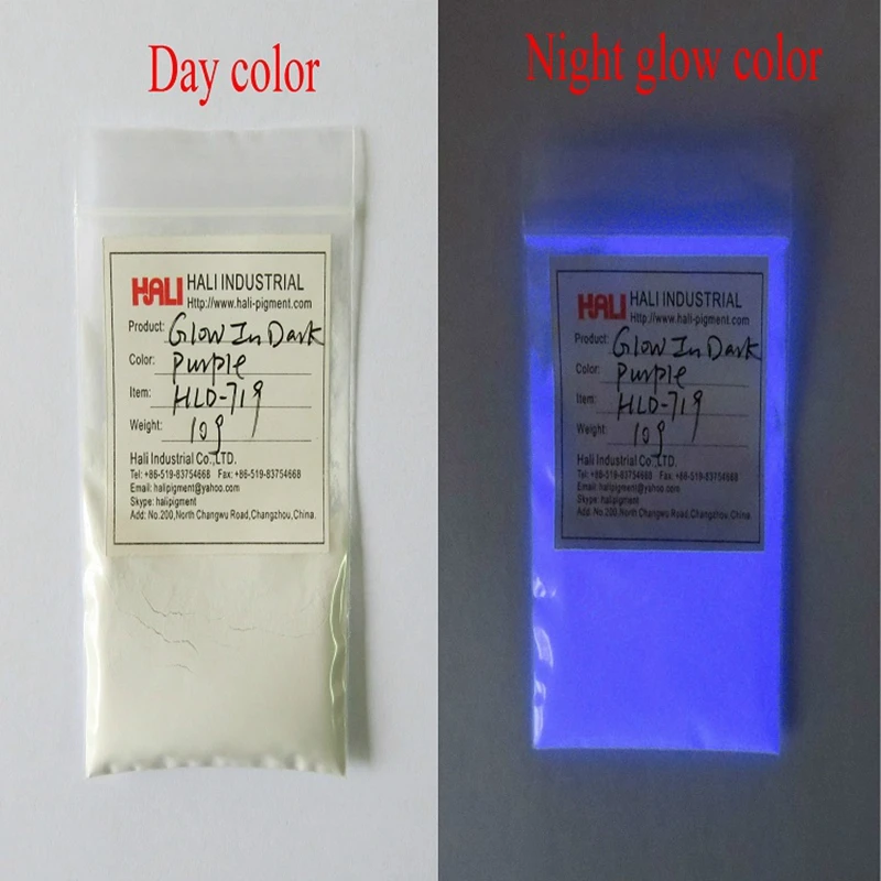 Светящаяся в темноте пудра фотолюминесцентных пигмент светящиеся небесно