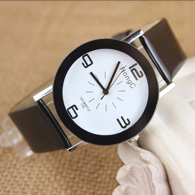 Часы Женева женские с кожаным ремешком для студентов детские часы браслет