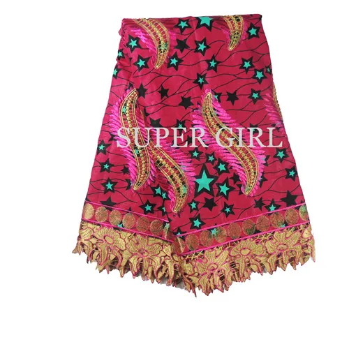 2017 Лидер продаж в нигерийском стиле гипюр шнур швейцарская вуаль кружева