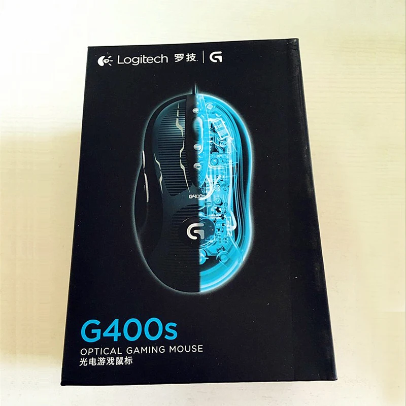 На подлинный и Проводная оптическая игровая мышь logitech G400s 4000 точек/дюйм, Розничная коробка