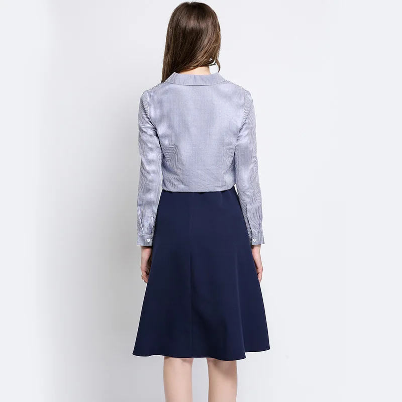 2018 осень плюс Размеры Мода Полосатый Для женщин Офисные женские туфли костюмы