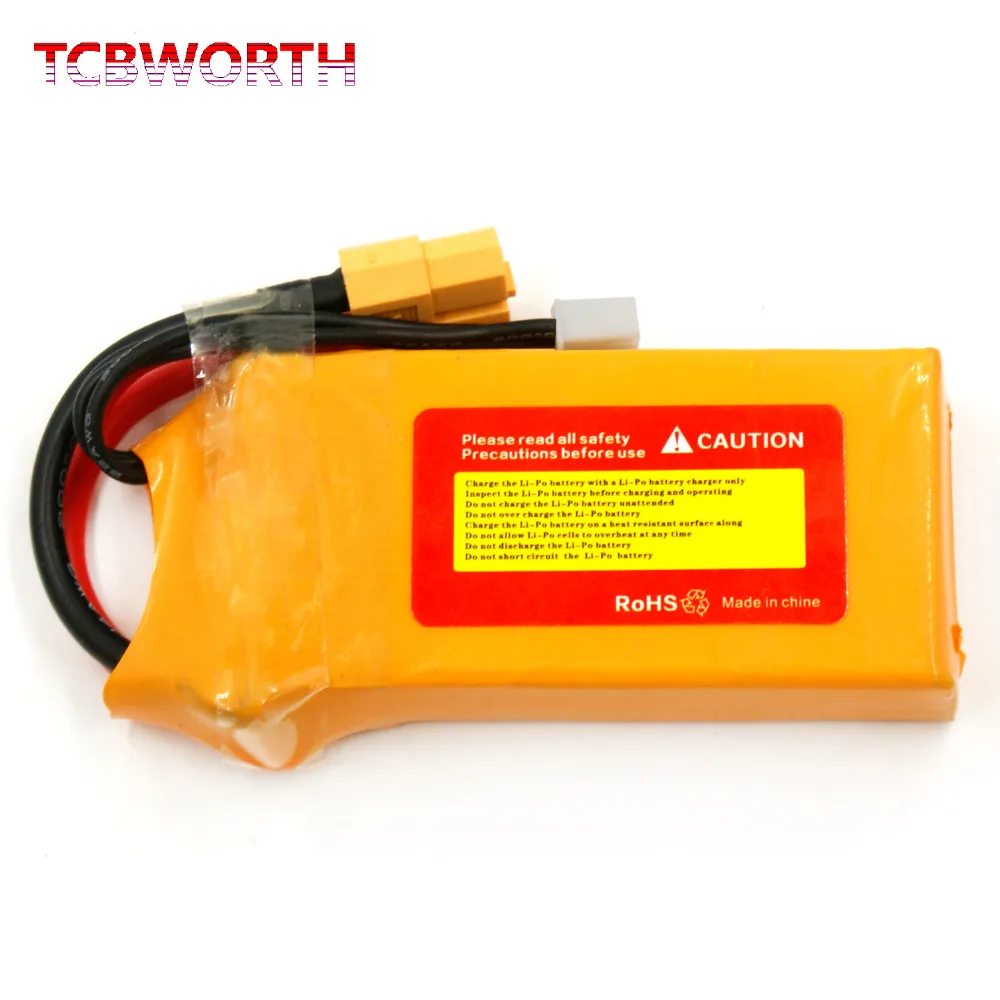 TCBWORTH Радиоуправляемый Дрон LiPo аккумулятор 4S 14 8 V 1500mAh 35C Max 70C для