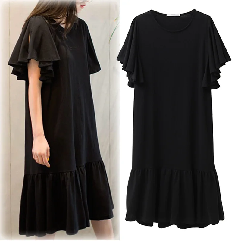 XL 5XL плюс Размеры повседневные женские платья 2019 летняя модная обувь с бантиками