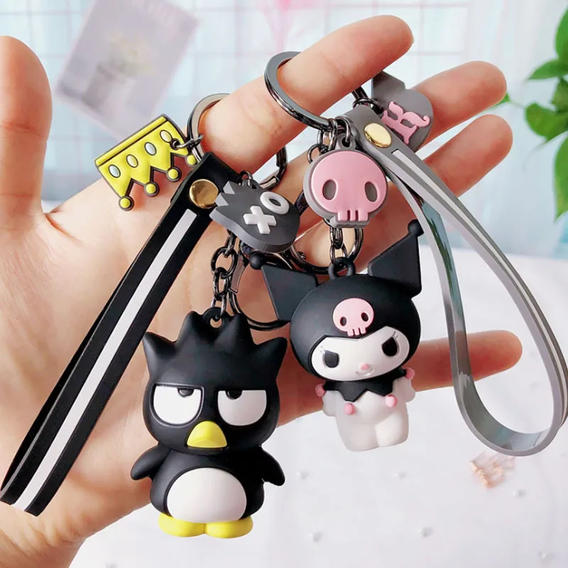 Креативный Sanrio серии My Melody Pudding Cinnamoroll брелок для собак кольцо для ключей для девочек фигурка игрушки 20шт