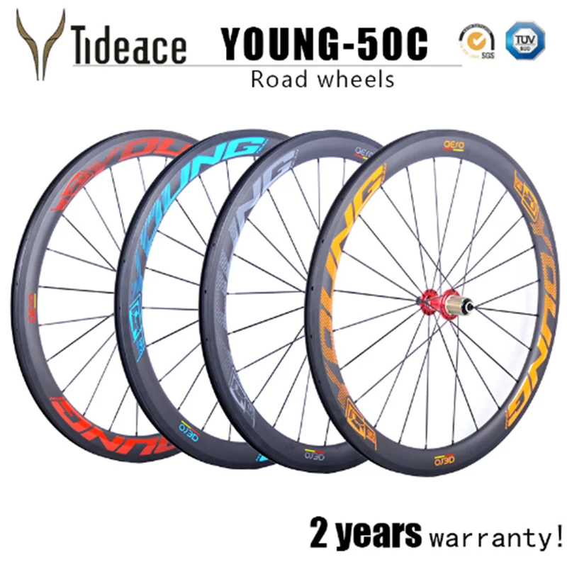 2017 карбоновые дорожные тележки 50 мм без втулки или клинкер с Novatec 291 ступицы