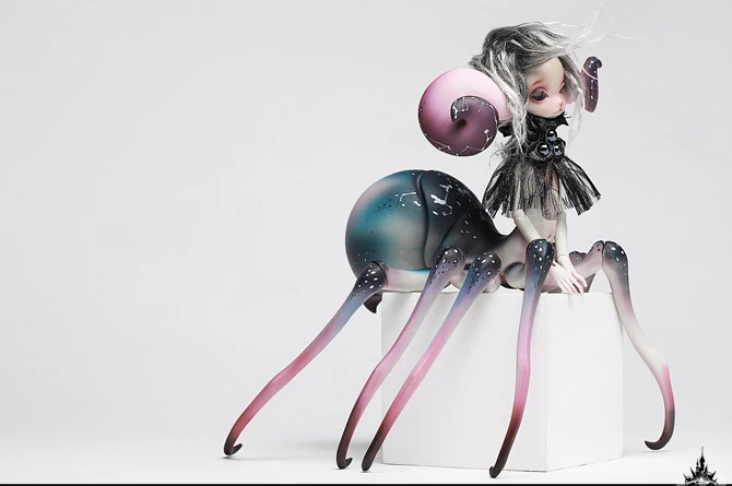 BJD Кукла SD кукла Xaviera маленький паук специальное тело маленький питомец шарнирная кукла