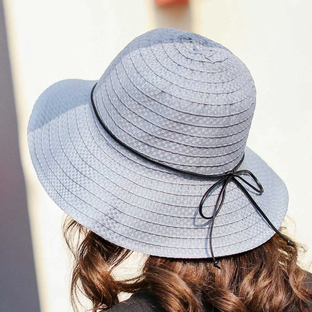 Kassidy женщин солнца шляпы Панама женская летняя соломенная шляпа повседневные